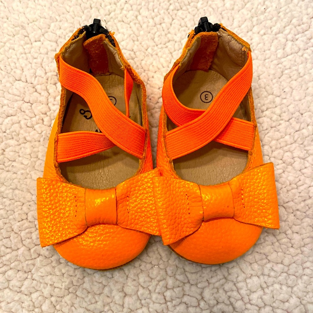 Riley & Co baby girl ballerinas. Size 3